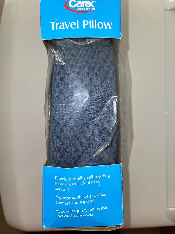 Almohada de viaje Carex almohada para el cuello almohada para avión almohada para coche nueva en caja Foto 2 de 4