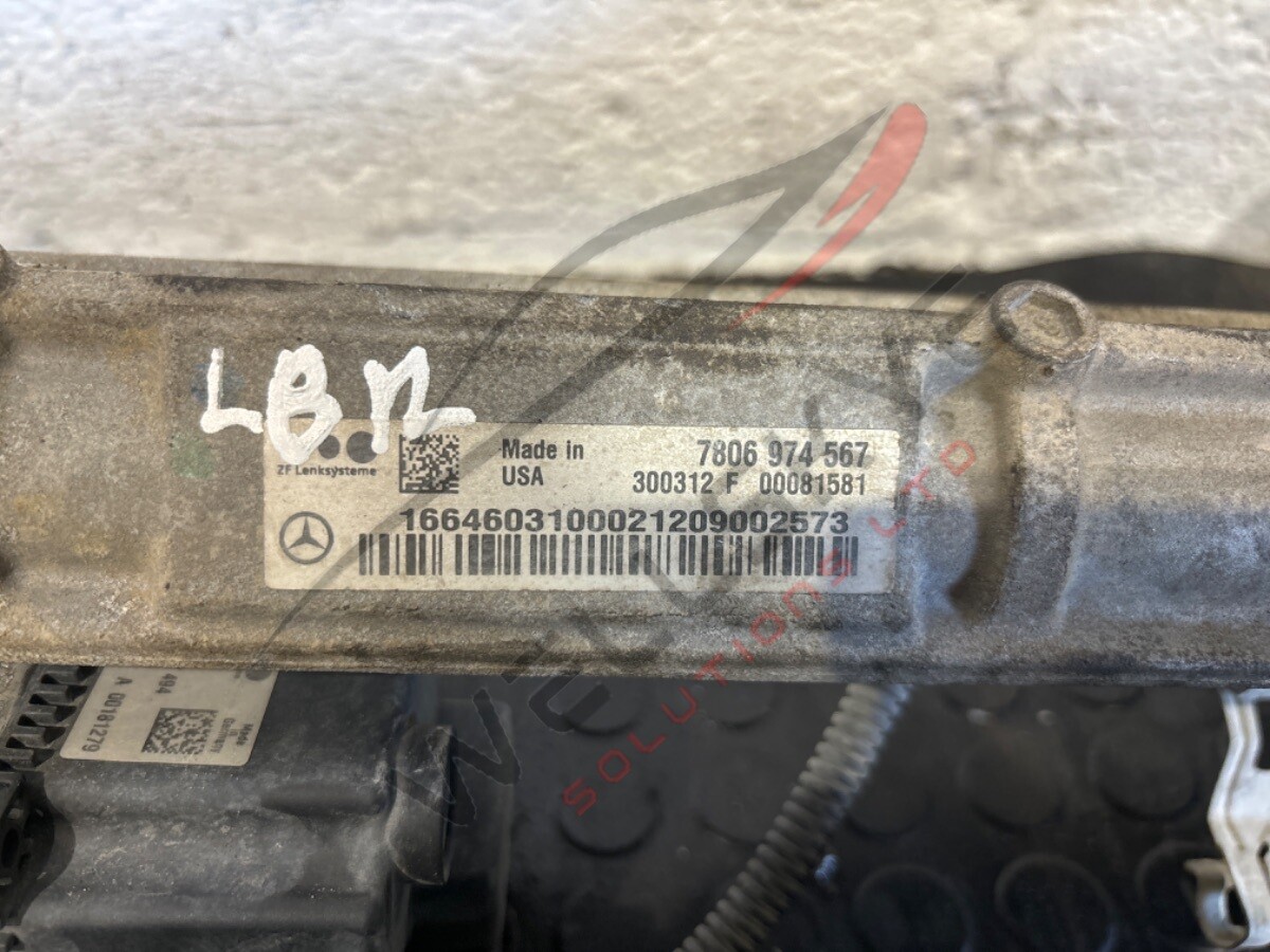 Mercedes ML W166 11-15 Electric Power Steering Rack & Motor 
