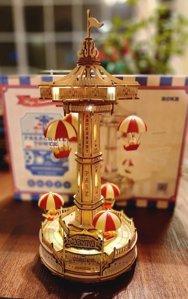 ROBOTIME 3D Puzzles for Adults Model Home Decorations Unique Gifts DIY Music Box - Image 4 of 4