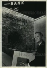 1967 Press Photo Richard Sachs, Milwaukee Western bank's chairman and president