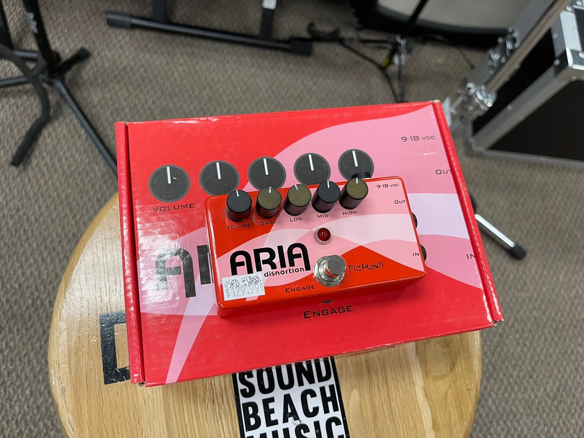 Pigtronix Aria Disnortion Distortion Guitar Effect Pedal