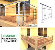 Garde-Corps En Acier Inoxydable Balustrade En Verre Pour Terrasse V2A