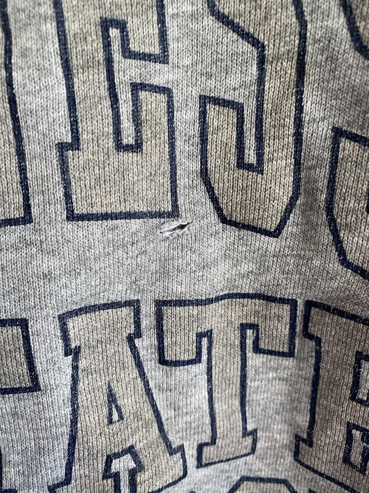 Vintage Tennessee State University Sweatshirt XL Made in USA Distressed - Image 3 of 4
