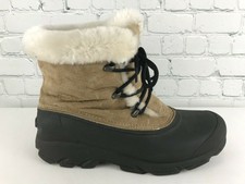 sorel snow angel lace boot root beer