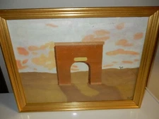 OIL PAINTING, ABSTRACT EXPRESSIONISM, on 12" x 16" canvas board