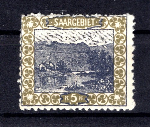Saar 53 Pfii Abart MNH Unstamped (L8932
