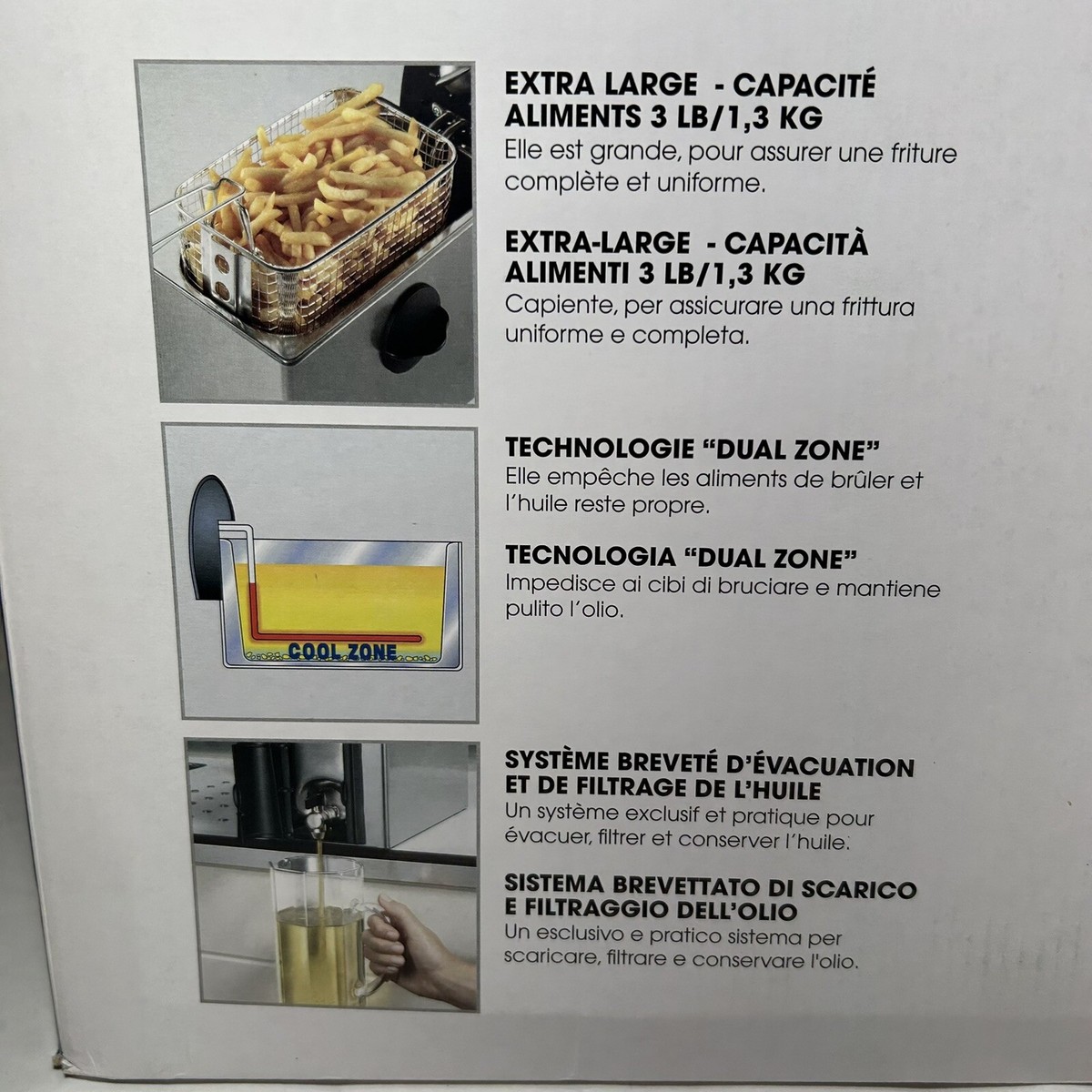 DeLonghi デロンギ フライヤー D14522DZ Amazon.co.jp: DeLonghi D14522DZ Dual Zone 4-Liter Deep Fryer
