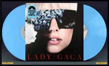 LADY GAGA The Fame 2LP on BLUE VINYL New SEALED Euro Exclusive