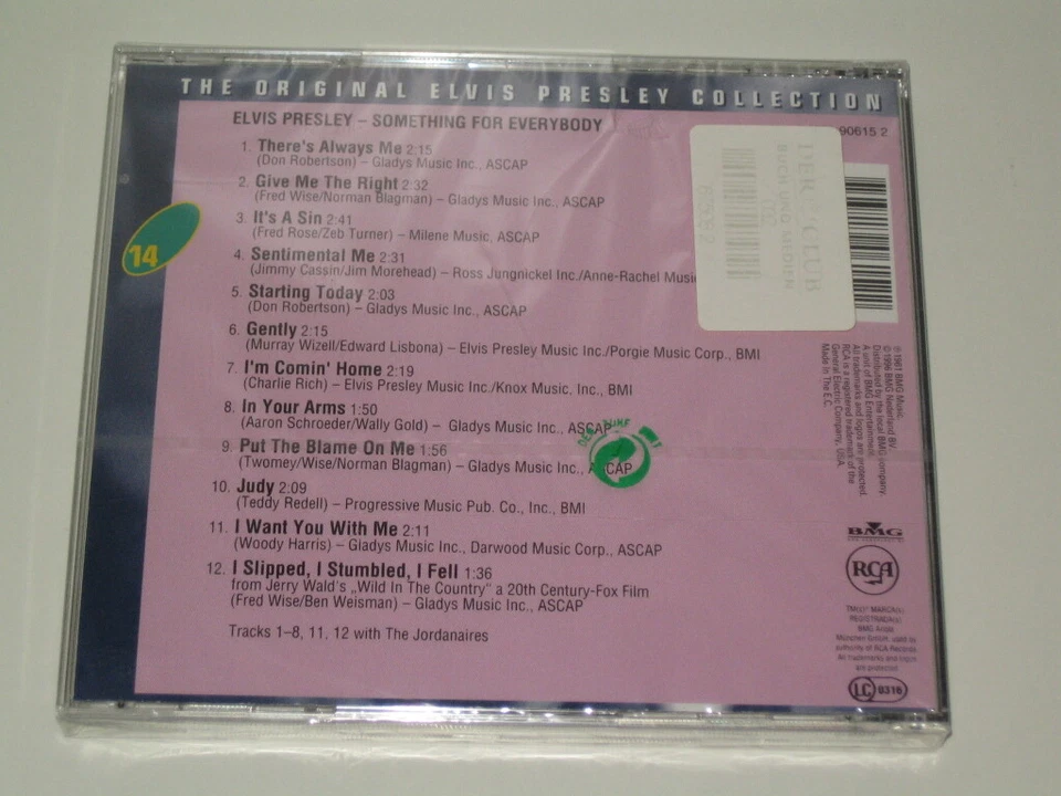 The Original Elvis Presley Collection No.14 - Something For Everybody (1999 BMG) - Bild 4 von 4