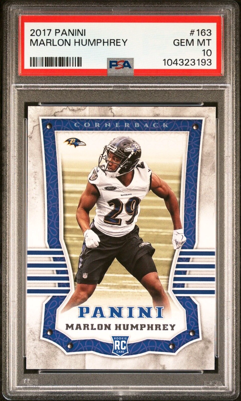 Marlon Humphrey Panini #163 Base