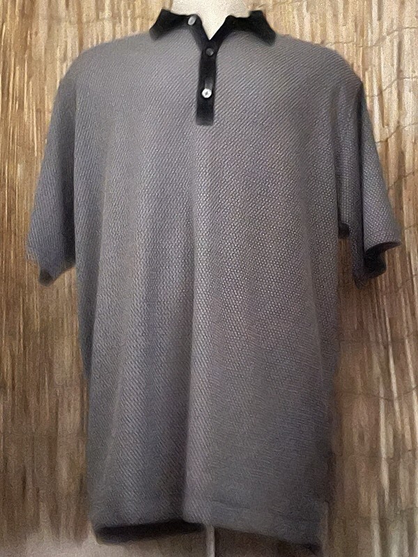 FootJoy Mens SS 3-Button Golf Polo-Size XL-100% Polyester Knit