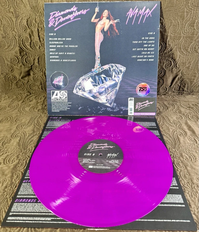 Ava Max - Diamonds & Dancefloors - Violet Colored Vinyl LP - Image 2 of 4