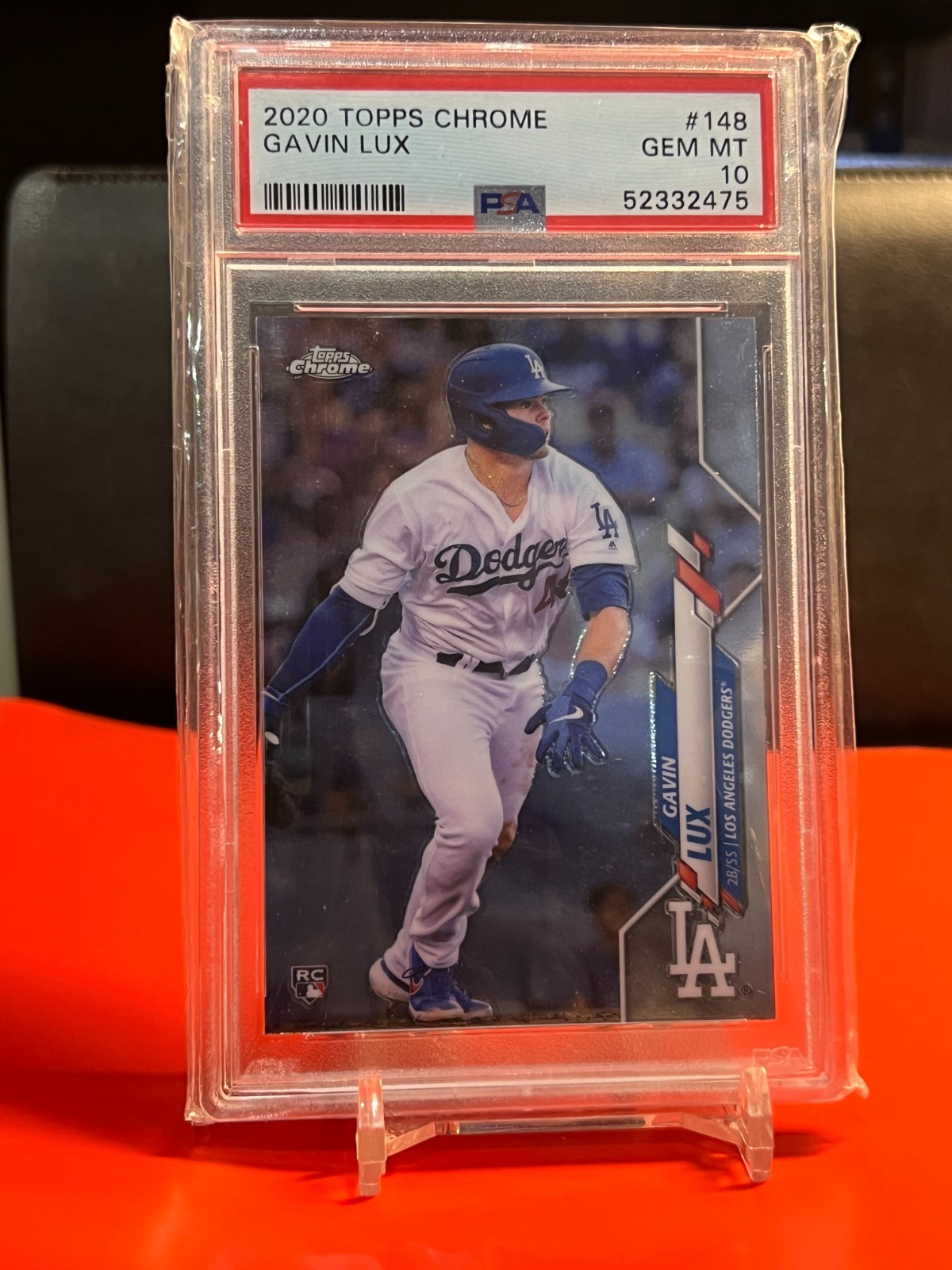 2020 Topps Chrome Gavin Lux RC #148 Rookie PSA 10