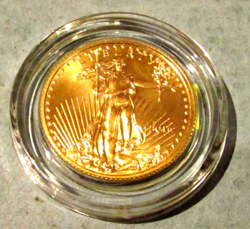 2016 1/4 oz $10 American Gold Eagle Coin BU Walking Liberty Bullion
