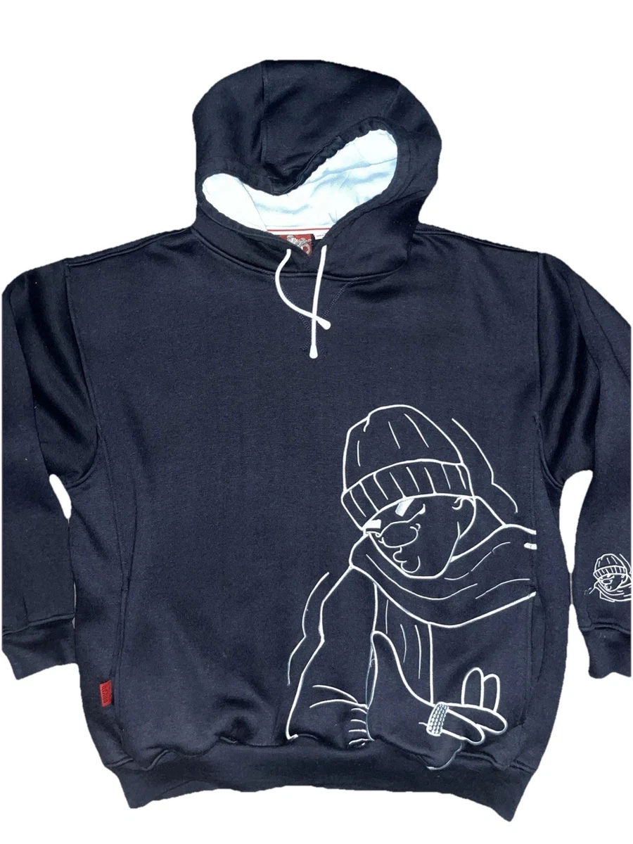 Southpole キャラ　激レア　y2k bboy B系　archive Vintage South Pole B-boy Hoodie Men's Size XL Y2K Embroidered Logo