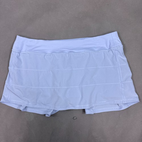 Lululemon Skirt Womens 14 Purple Pace Rival Skort Lined Tennis Pickleball Golf