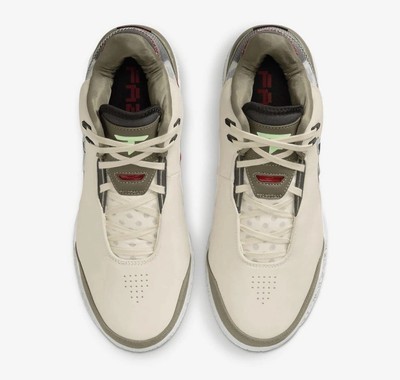 8.5 MEN\'S NIKE ZOOM LBJ NXXT GEN AMPD FAZE LIGHT CREAM HF0715-200 SNEAKERS Nike LeBron NXXT Gen AMPD FaZe Clan Light Cream Olive Beige  main image 4