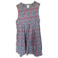 Vintage Laura Ashley Floral Print Dress Green 8