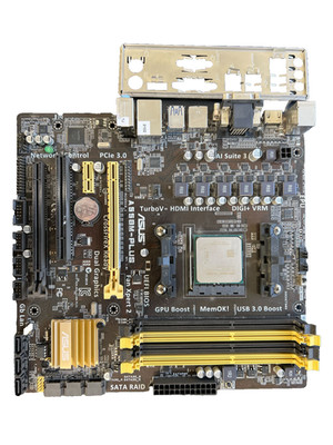 ASUS A55BM-PLUS-Motherboard-AMD Athlon X4 860K@3.7GHz No Ram-MicroATX-FM2+ (022)