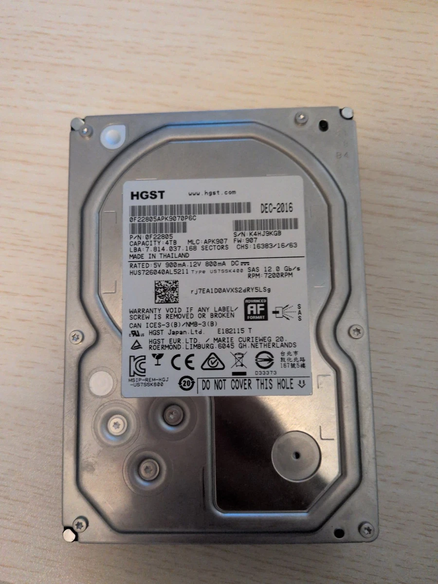 HGST 4TB Computer Internal Hard Disk Drives for sale | eBay