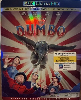 Dumbo 4K UHD Blu-ray 2019 Ultimate Collector's Edition Brand New