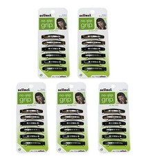 Lot 5 Packs Of Scunci No-Slip Grip All Day Hold Hair Clips, 30 Clips Total