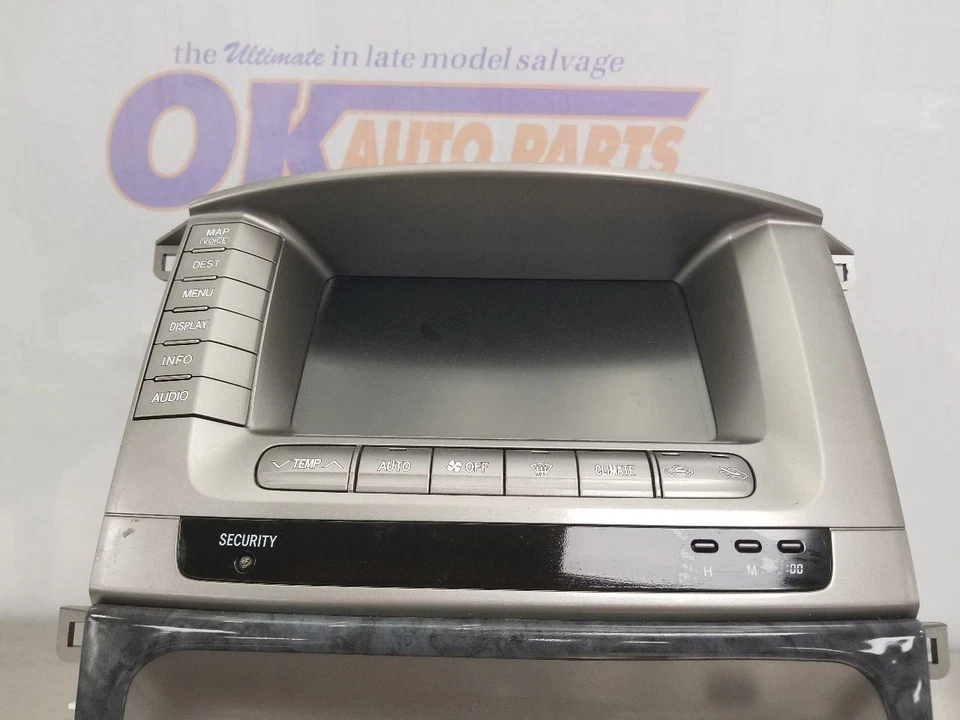 Toyota Land Cruiser 2007 radio pantalla audio con receptor 8612060603 Foto 4 de 4