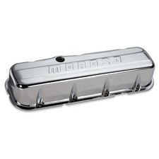 Moroso Chrome Be Valve Covers Bbc Tall Wo Baffle- 68112