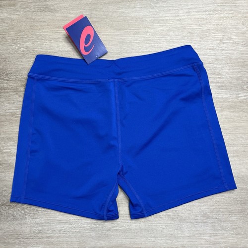 Asics 4 Inch Volleyball Athletic Shorts Blue 2054A020 Girls Size XL NWT - Picture 2 of 2