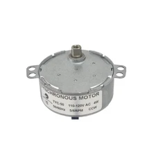 CHANCS TYC-50 Synchronous Motor Turn Table 110V AC 5-6RPM CCW Flush Shaft 5.5...