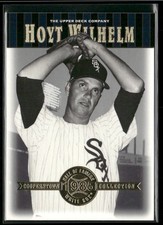 Hoyt Wilhelm 2001 Upper Deck Hall of Famers #20 New York Giants