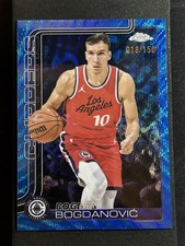 2025-26 Topps Chrome - Bogdan Bogdanovic #92 Blue Wave Refractor 018/150