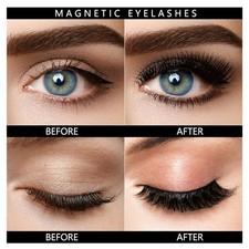 MagneticSL Magnetic Eyelashes Kit Black 3D Waterproof Quick Drying Natural