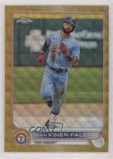 2022 Topps Chrome Gold Wave Refractor 10/50 Isiah Kiner-Falefa #192 14eq