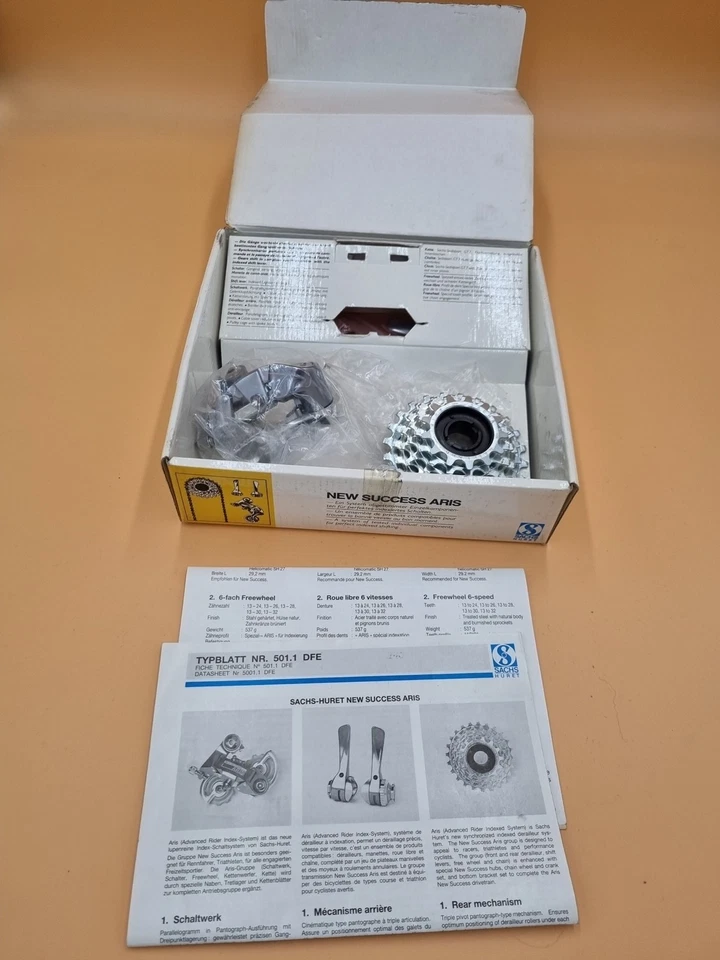 NOS Sachs Huret New Success Aris NEU Schaltwerk Schalthebel / rear derailleur - Bild 4 von 4