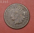 1875 Indian Head Cent *Free S/H After 1st Item*