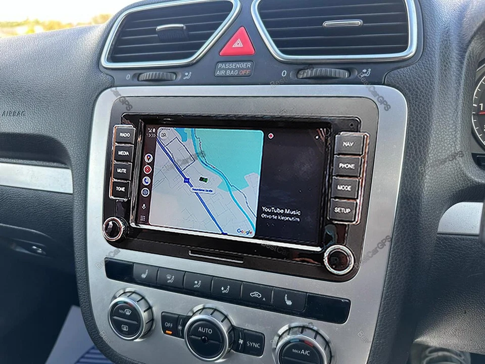 7" For Volkswagen VW EOS 2007-16 Android 15 Wireless CarPlay Radio GPS BT W/CAM Foto 4 de 4