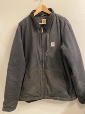 Carhartt Men s Size Large Tall LT Black Full Swing Heavy Canvas Jacket