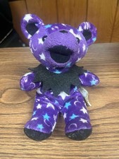 Vintage Grateful Dead Beanie Bear Collectibles Dark Star Liquid Blue 7" Plush