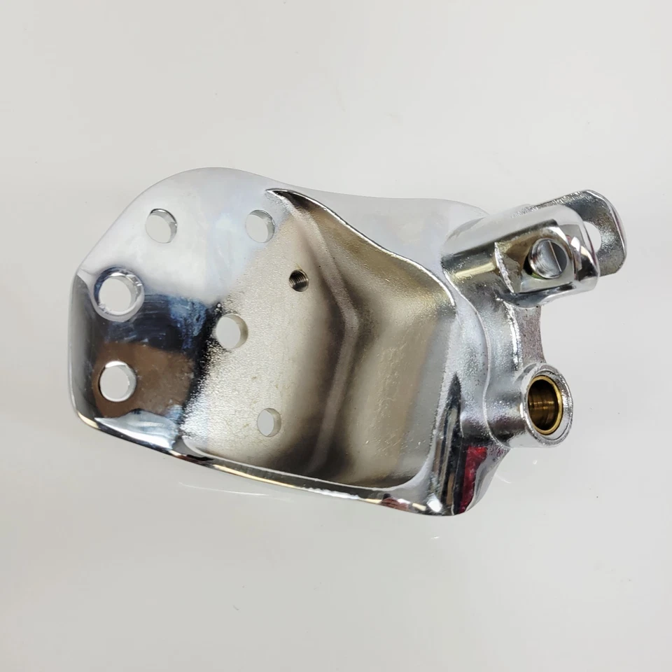 Soporte de montaje de palanca de cambios cromado para Harley Davidson Softail Springer de V-Twin Foto 4 de 4