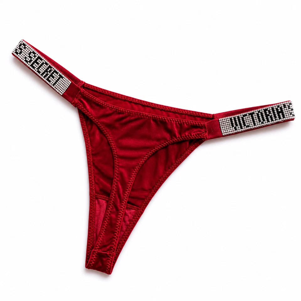String Femme Victoria's Secret à Strass Brillant Sexy Lingerie Plusieurs Coloris - Photo 2/4