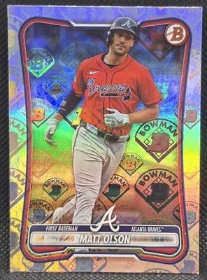 2026 Bowman - Bowman Logo Pattern Foil Matt Olson - Atlanta Braves SSP