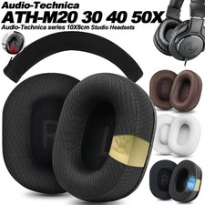 100X80mm Headphone Earpad Cushion Cover For Audio Technica Series Replacement