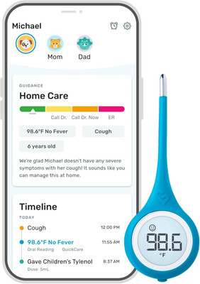Kinsa Smart,Fever, Digital Medical Baby, Kid and Adult Termometro - Accurate, Fa