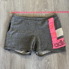 grey adidas Essentials French Terry Shorts Size Small