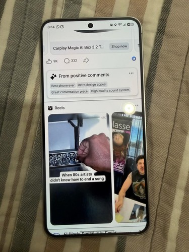 Samsung Galaxy S25 - 128GB - silver - mic not working (READ)