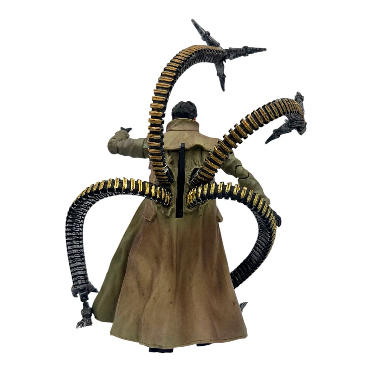 2004 Spider-Man 2 Doctor Octopus Poseable Doc Ock 6" Figure 4 Tentacles *READ*