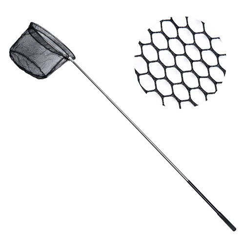 Fishing Landing Net Folding Stainless Steel Fish Carp Landing Net with Extend...