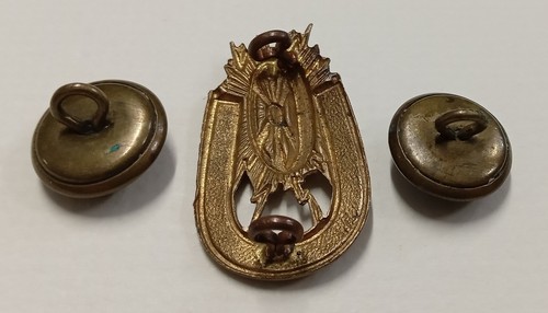 Swansea & Mumbles Electric Tramway / Railway Cap Badge & Buttons - Picture 3 of 6