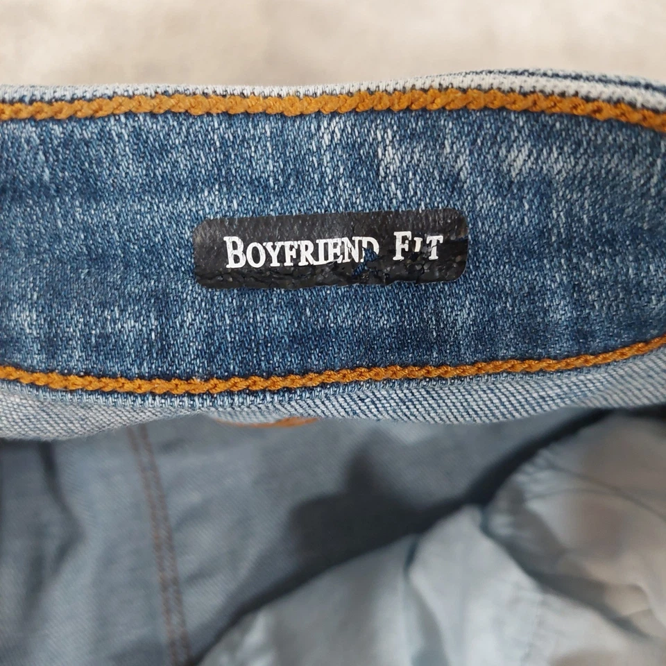 Pantalones de mezclilla Judy Blue para mujer 16W corte novio desgastados botón mosca Foto 4 de 4